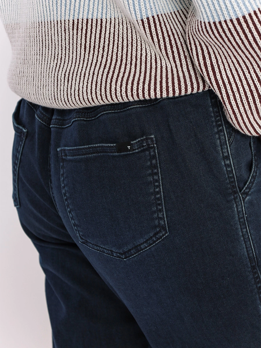 Укороченные брюки с эластичным поясом